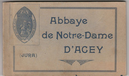 ACEY  39 JURA  CARNET DE 19 CARTES DE L'ABBAYE - Autres & Non Classés