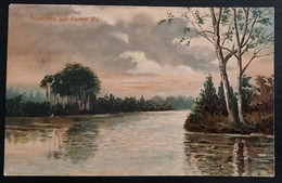 Delcampe - Italy, Tramonto Sul Fiume Po  STR1/255 - Fiume Po