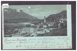 Delcampe - GRUSS AUS SAMADEN - MONDSCHEIN LITHO - TB - Mon
