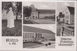 Delcampe - D-55116 Mainz - Johannes Gutenberg Universität (1951) Car - VW Käfer - Mainz