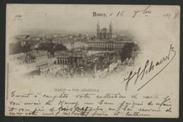 NANCY Vue Générale Carte Ayant Voyagé En 1898 Voir Suite - Nancy