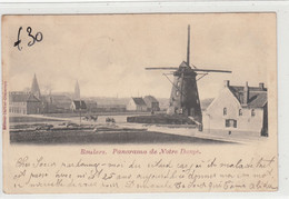 Delcampe - Roulers  Roeselare   Panorama De Notre Dame  MOULIN  MOLEN - Röselare