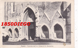 Delcampe - PESARO - FACCIATA DELL ' EX CHIESA DI S. DOMENICO  F/PICCOLO VIAGGIATA - Pesaro