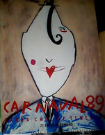 RADIO AMATEUR, QSL CARD CARNAVAL 93 - SANTA CRUZ DE TENERIFE CARNEVALE ILLUSTRATA  1989 IV1327 - Carnaval