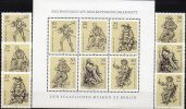 Künstler Kupferstiche 1978 DDR 2347/2+KB ** 6€ Musum Berlin Landsknecht Hellebarde Sheetlet Bloc M/s Ss Sheet Bf Germany - Engravings