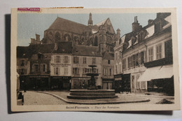 Delcampe - CPA St Saint Florentin Place Des Fontaines - NOU87 - Saint Florentin