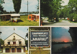 Delcampe - D-55246 Mainz-Kostheim - Campingplatz "MAARAU" - Wohnwagen - Kasteler-Ruder-Kanu Gesellschaft 1880 - Mainz