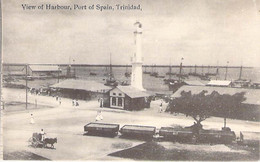 TRINIDAD - PORT OF SPAIN : View Of Harbour - CPA - Caraïbes Antilles West Indies Caribbean Karibik Caribe Caraibi - Trinidad