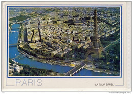 Delcampe - PARIS - Vue Aerienne Sur La Seine Et La Tour Eiffel - Eiffelturm