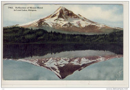 Reflection Of MOUNT HOOD, Volcano, Vulcan, Vulkan,  In LOST LAKE, Oregon - Rutas Americanas