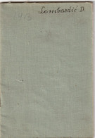 Delcampe - YUGOSLAVIA, CROATIA  -  LOZISCA, SUPETAR, BRAC  - JNA  - YU ARMY -  VOJNA KNJIZICA  - SOLDBUCH ,MILITARY PASS - Documents