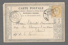 PALINGES : GC 2773 +  Càd  Type 17 Sur Carte De 1873 :  ( Saône Et Loire ) : - 1849-1876: Periodo Clásico