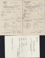 Delcampe - Avion Aviation Fiche De Paie Air Fouga Blagnac 1957 Et Potez Air Fouga Blagnac 1959 - Transports