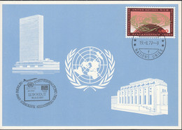 UNO GENF Blaue Karte Nr. 52, Berlin 19.8.1977 - Cartas