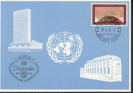 UNO GENF Blaue Karte Nr. 63, Mutterstadt 29.4.1978 - Cartas