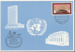 UNO GENF Blaue Karte Nr. 72, Wien 30.11.1978 - Cartas