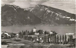 Delcampe - AC2190 Spiez Am Thunersee Gegen Ralligstocke / Viaggiata 1954 - Spiez