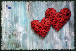 Delcampe - Valentine's Greetings | Hearts | Ornaments | Valentine's Day | Unused VF - Valentinstag