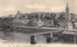 Delcampe - 72 - LE MANS - Vue Panoramique Sur La Sarthe - Le Mans