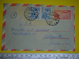 R,Yugoslavia FNRJ Air Mail Official Postal Cover,par Avion Letter,additional Industry Stamps In Pair,Airmail - Luftpost