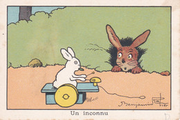 CHROMO  PUB "BLEDINE" UN INCONNU ILLUSTRE PAR BENJAMIN RABIER    REF 77086 - Rabier, B.