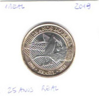COIN 25Th ANIVERSARY OF PLAN REAL - BRAZIL 2019 COMEMORATIVE (BEIJA-FLOR) UNCIRCULATED - Brazil