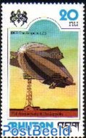 Bhutan 1978 Zeppelin 1v, Mint NH, Transport - Zeppelins - Zeppelins