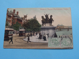 Boadicea, Thames Embankment > London ( Edit. Valentine ) Anno 1909 ( See / Voir Scan ) ! - River Thames