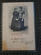 Delcampe - Carte MUNSTER Gruss Aus Dem Munstertal Zei Anne Meila Sa Mer's Was Het Dir Moatr G'est - Munster