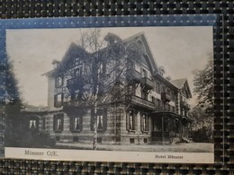 Delcampe - Carte MUNSTER HOTEL Munster - Munster