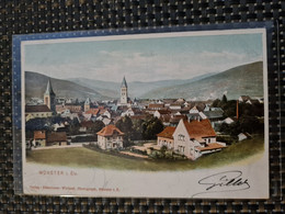 Delcampe - Carte MUNSTER VUE GENERALE EN COULEUR - Munster