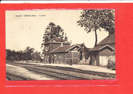 Delcampe - 60 AUNEUIL Cpa La Gare Vue Intérieure      313 5 36 Edit Retraou - Auneuil