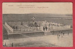 Delcampe - Halen - Cimetière De Soldats Belges ... Tombés ...  ( Verso Zien ) - Halen