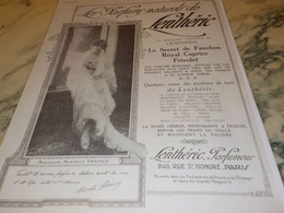 Delcampe - ANCIENNE PUBLICITE PARFUM NATUREL LENTHERIC MARCELLE PRAINCE  1913 - Autres & Non Classés