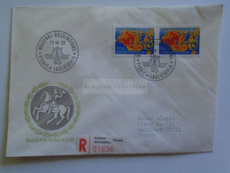 D179693   Suomi Finland Registered Cover    - Cancel Helsinki  1972  Sent To Hungary - Briefe U. Dokumente