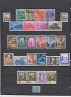 27 TIMBRES VATICAN OBLITERES DE 1929 à 1964   Cote : 37,20 € - Oblitérés