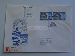 D179714     Suomi Finland Registered Cover - Cancel  KUOPIO Savon Messut 1972     Sent To Hungary - Lettres & Documents