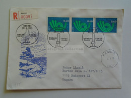 D179726   Suomi Finland Registered Cover - Cancel KANNUS  Oskari Tokoi 1973    Sent To Hungary - Lettres & Documents