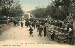 Apt * Le Cours Lauze De Perret * Le Marché Aux Moutons * Foire Marchands - Apt