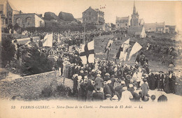 22-PERROS-GUIREC- NOTRE -DAME DE LA CLARTE- PROSSECION DE 15 AOÛT - Perros-Guirec