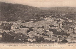 Delcampe - PRIVAS : PANORAMA COTE NORD - Privas