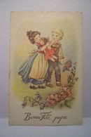 BONNE FETE PAPA   - ENFANTS - FLEURS - JOUET . POUPEE - ( Paillettes ) - Dessins D'enfants