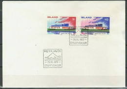 Iceland 1973 - FDC Northern House In Reykjavik - Cartas & Documentos