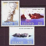 1965. Iceland. New Island Surtsey. MNH. Mi. Nr. 392-94 - Ungebraucht