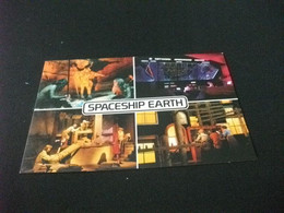 Delcampe - WALT DISNEY WORLD EPCOT CENTER 1982 SPACESHIP EARTH  CHANGING COMMUNICATIONS - Disneyworld