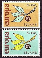 1965. Iceland. EUROPA / C.E.P.T.: Twig + Fruit. MNH. Mi. Nr. 395-96 - Ungebraucht