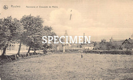 Delcampe - Panorama Et Chaussée De Menin - Roulers - Roeselare - Röselare