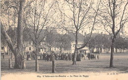 25-L'ISLE-SUR-LE-DOUBS- LA PLACE DU MAGNY - Isle Sur Le Doubs