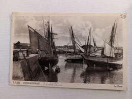 Delcampe - CONCARNEAU LE PORT VOILIER BATEAU DE PECHE - Concarneau