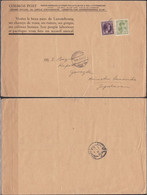 Luxembourg 1936 Letter To Goražde YU - Oblitérés